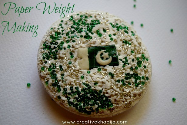 paper weight making pakistan independence day crafts ideas