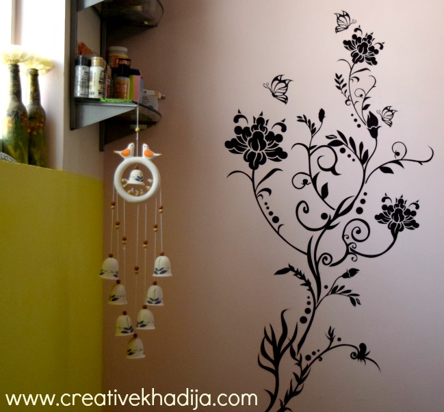 creative khadija craft room wall decal installation