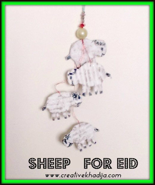 eid and hajj sheep crafts and cards making ideas