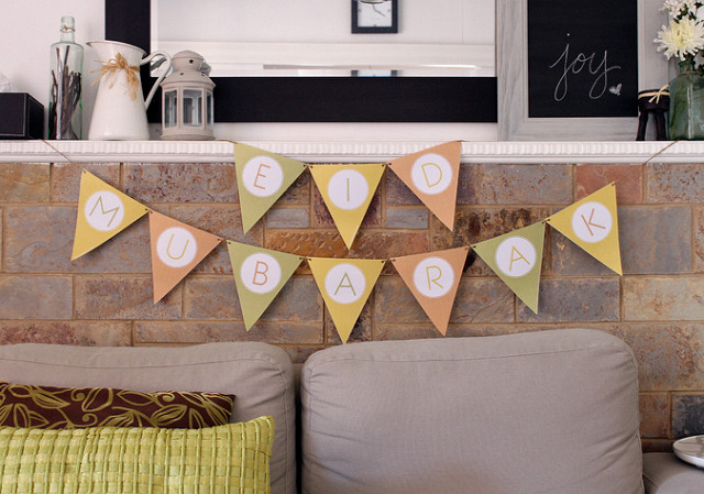 Eid Mubarak Banners & Bunting tutorial ideas