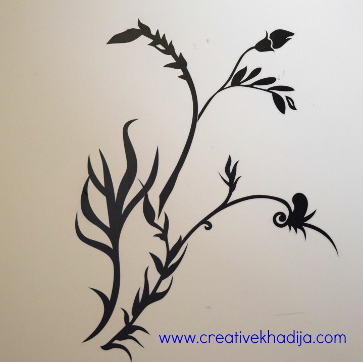 How to apply wall decal stickers wall art step by step DIY