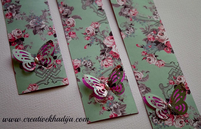 How to make handmade butterfly bookmarks paper crafts