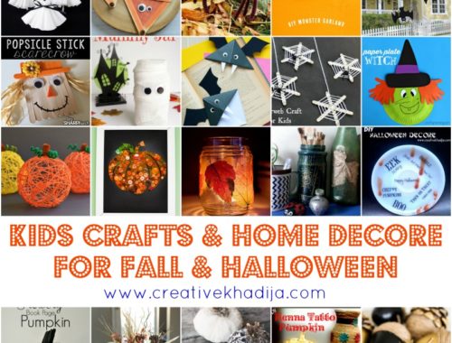 fall crafts and halloween kids crafts ideas