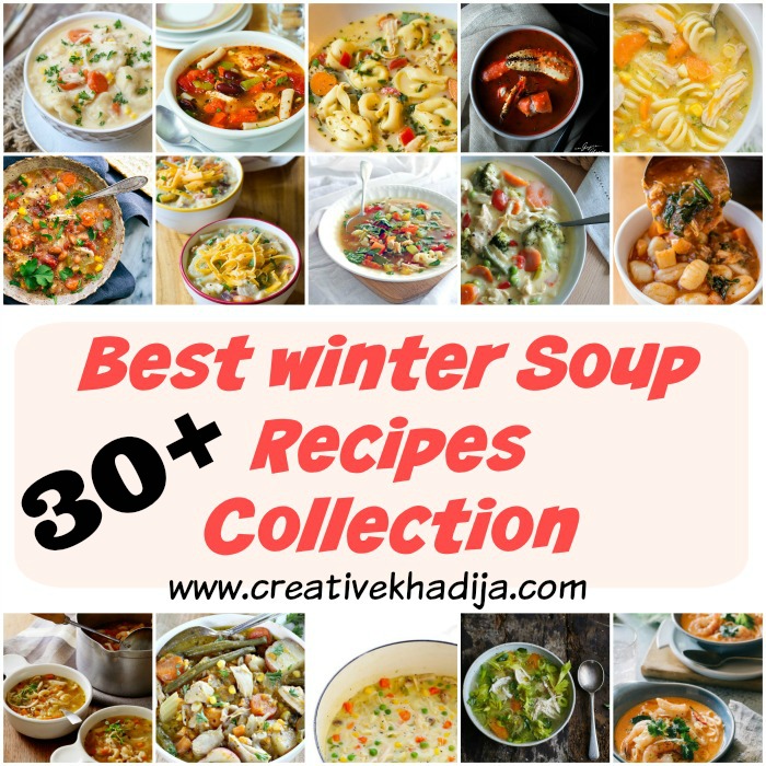 30+ best winter soups and chicken vegetable and white meat recipes to try