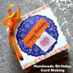 coloring book pages style handmade birthday card