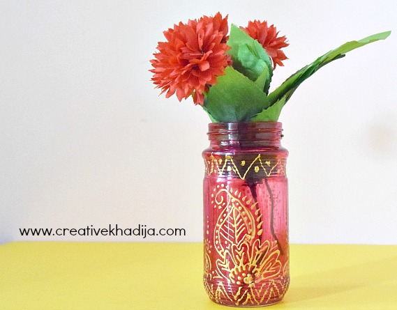 How To Glass Paint Mason Jar-Video Tutorial