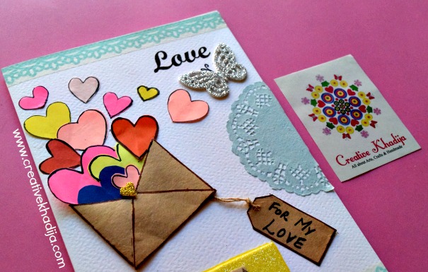 Best Valentine's Day Creative Handmade Cards For Sale By Creative Khadija in Islamabad
