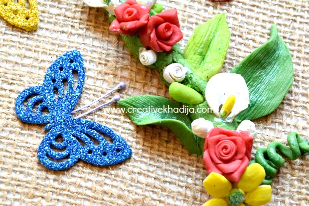 spring inspired floral wall art and dough crafts by creative khadija blog