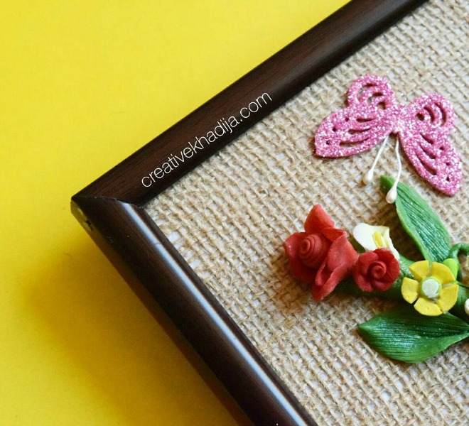 spring inspired floral wall art and dough crafts by creative khadija blog