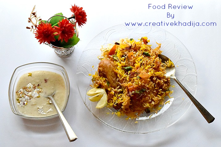 spicy chicken biryani and kheer. food blogger and reviewer from islamabad. Creative khadija food photography Nikon D5300