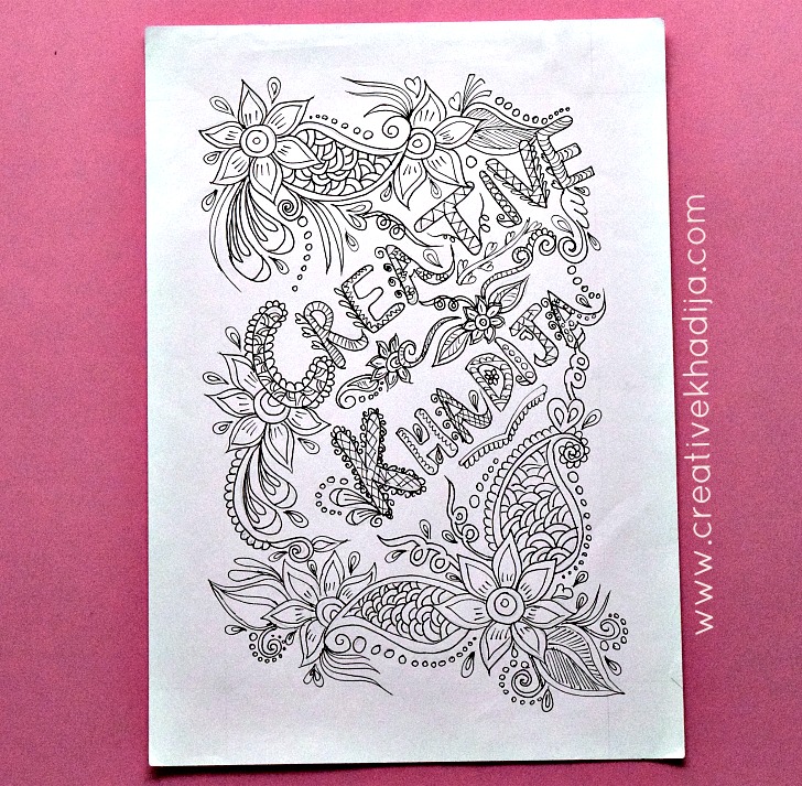 creative henna designs coloring book patterns for sale