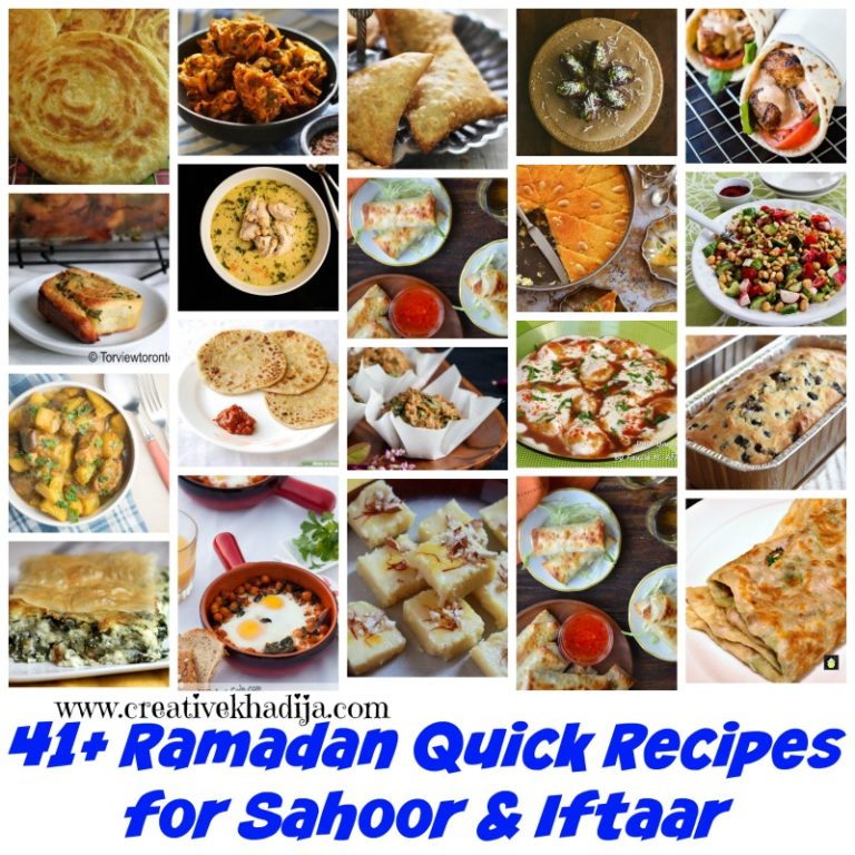 Easy & quick Recipes for Ramadan & Iftar