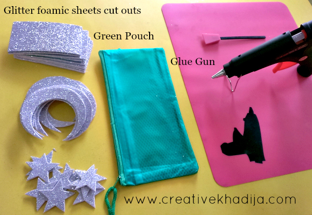 Pakistani Flag Theme Based Green Pouches Designing