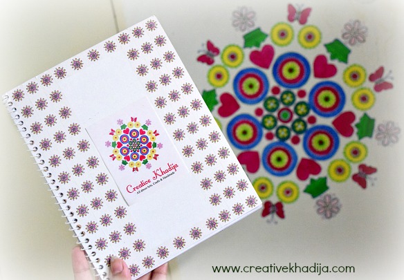 How to design diary cover with washi tape. Creative Khadija Logo Printed Customized Washi Tape