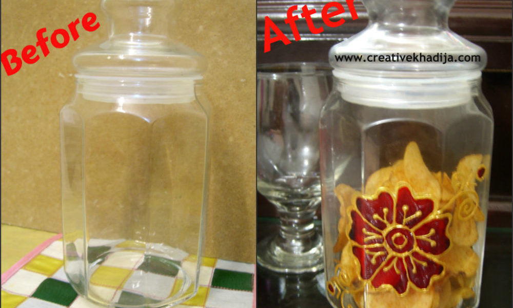 food jar decorating & designing ideas by creative khadija