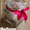 How to decorate and glass paint a food jar-tutorial