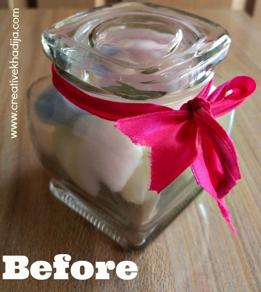 How to decorate and glass paint a food jar-tutorial