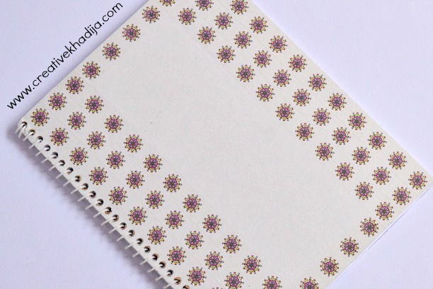 How to design diary cover with washi tape. Creative Khadija Logo Printed Customized Washi Tape