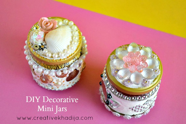 How To Decorate Mini Glass Jar-Part Two