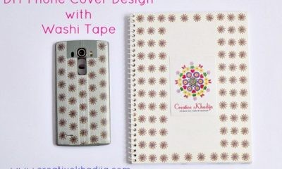 how to design phone casing with washi tape