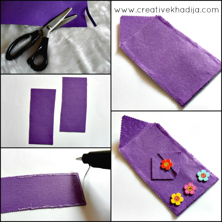 ne sew felt fabric pencil case back to school idea