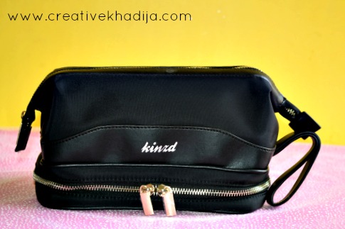 kinzd cosmetic bags for travel & makeup organization bags review