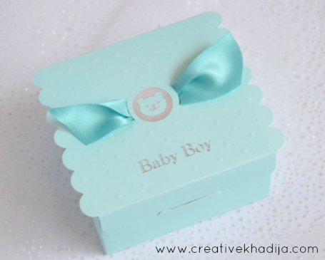 Cute Baby Favor Boxes For sale-boys announcement boxes for sweets and chocolates