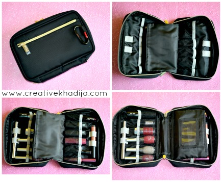 kinzd cosmetic bags for travel & makeup organization bags review