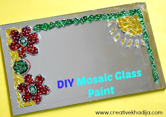 How To Make & Design Glass paint Mosaic Wall Art