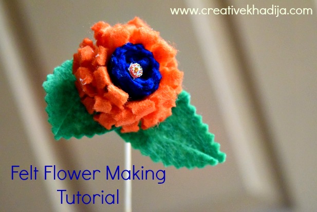 How To Make Felt Fabric Flower In Two Minutes