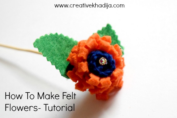 How To Make Felt Fabric Flower In Two Minutes