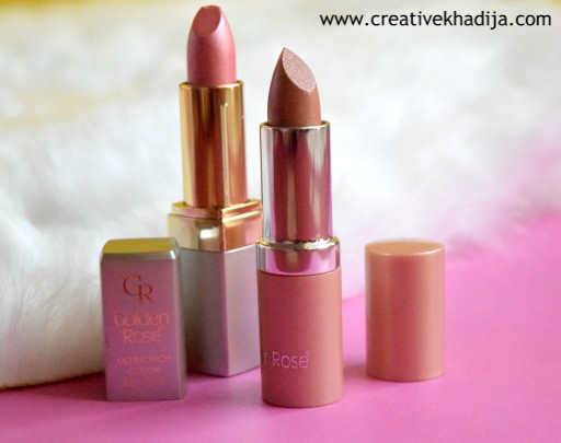 Golden Rose Pakistan Cosmetics Swatches & Review by Creative Khadija