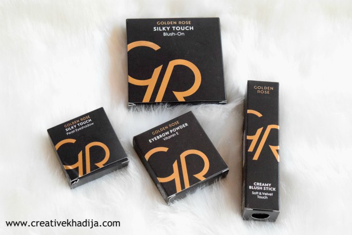 Golden Rose Pakistan Cosmetics Swatches & Review by Creative Khadija