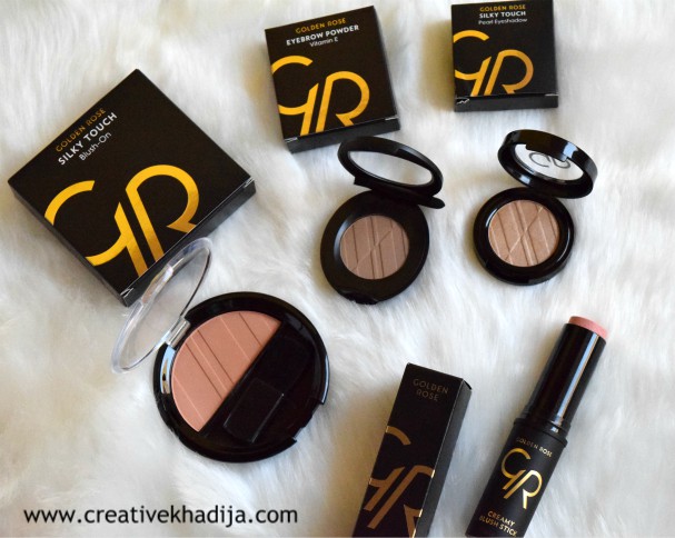 Golden Rose Pakistan Cosmetics Swatches & Review by Creative Khadija
