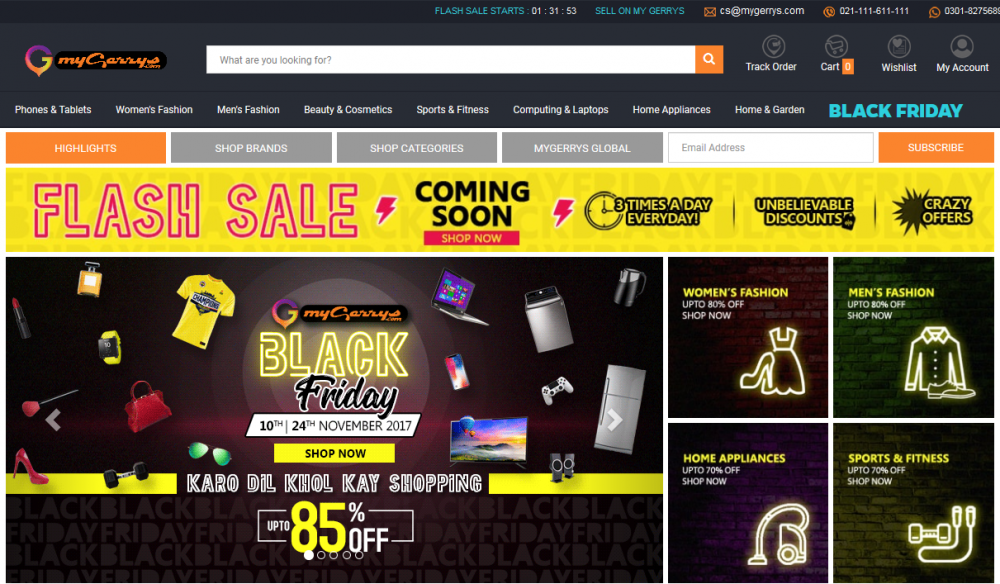 Websites Offering Black Friday Deals in Pakistan