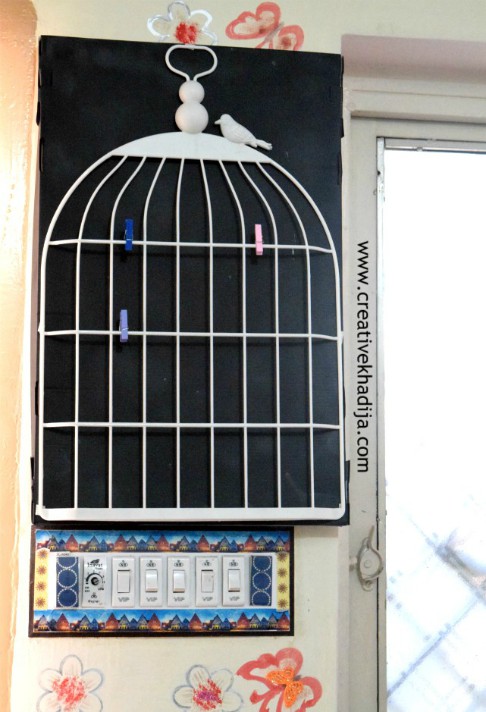 Bird cage best sale wall hanger