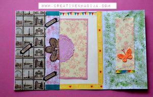 Handmade Birthday Card Making in Mixed Media Style