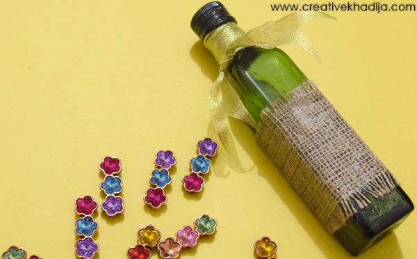 easy creative ideas for glass bottle recycling and decor by creative khadija blog