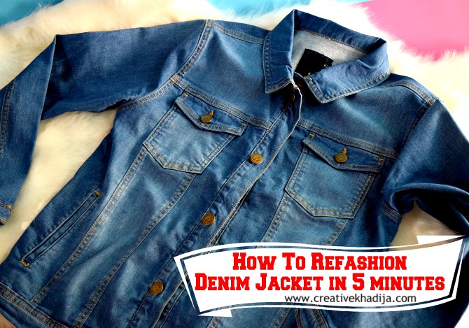 Diy denim jacket from best sale old jeans