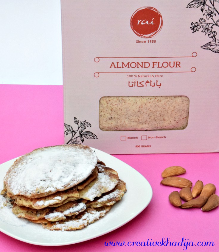 how to make almond flour pancakes with less ingredients