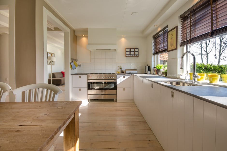 chest freezer in kitchen