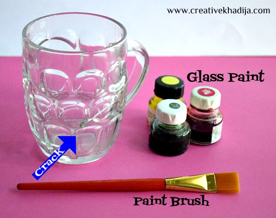 Easy Way To Reuse and Recycle Cracked Glass Mug-Tutorial