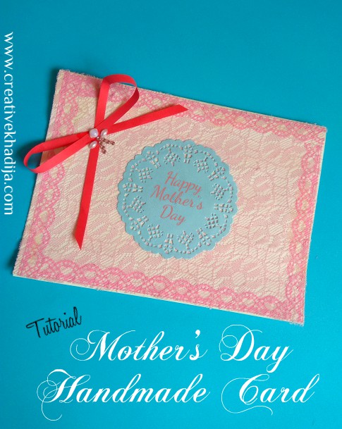 Greeting card on mother best sale day handmade