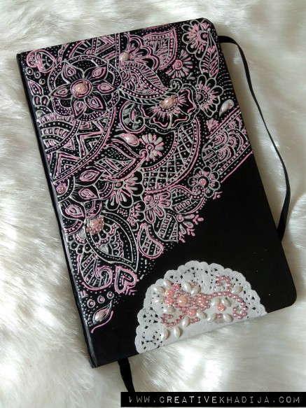 handmade diary cover design