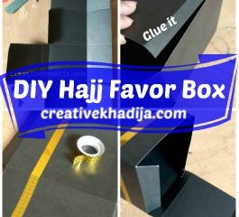 hajj favor box making ideas and tutorial