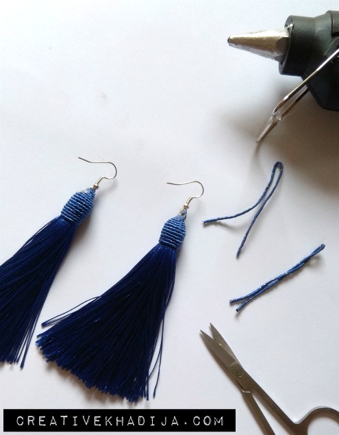 How To Make Tassel Earrings in two minutes only