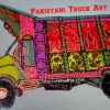 Pakistani truck art design glass painting tutorials