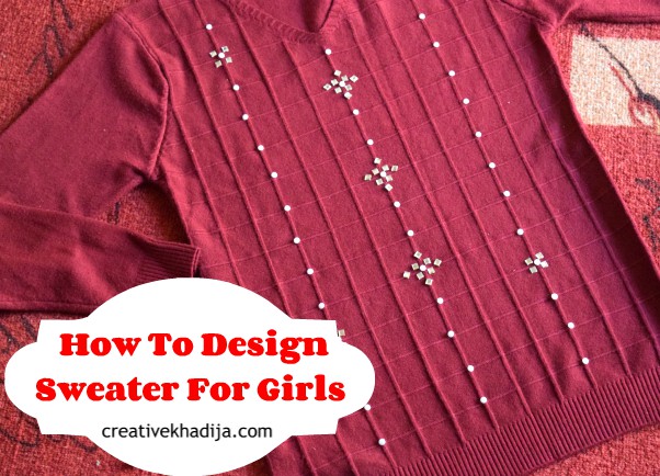 How to design easy & quick DIY sweater
DIY upcycling old sweaters
Girls sweater design
sweater refashion tutorial