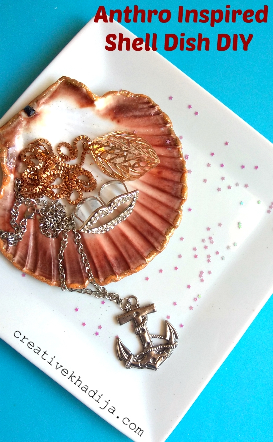 DIY Shell Ring Jewelry Dish Inspired By Anthropologie