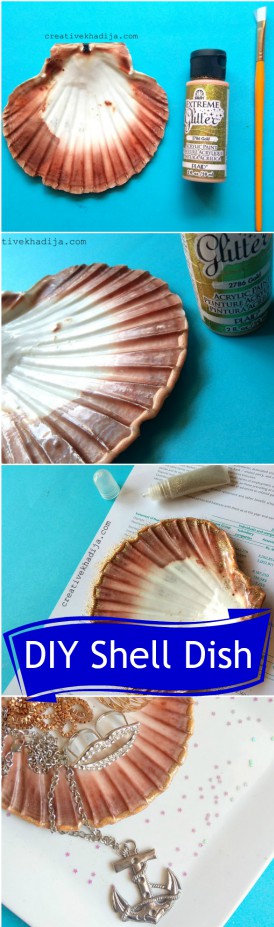 DIY Shell Ring Jewelry Dish Inspired By Anthropologie